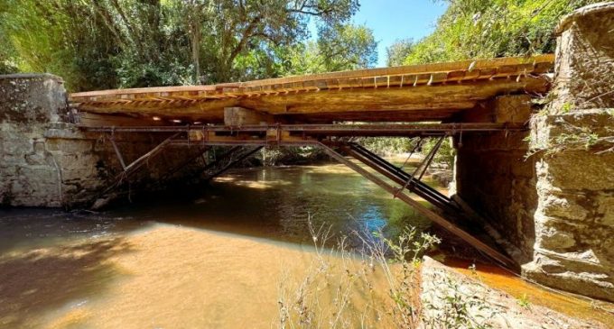 Colônia Santa Helena recebe ponte recuperada