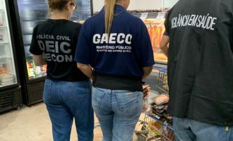 Força-Tarefa do MP apreende cerca de 200 quilos de produtos impróprios na Praia do Laranjal