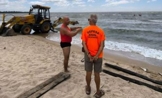 Prefeitura e Corpo de Bombeiros fazem varredura nas águas do Laranjal
