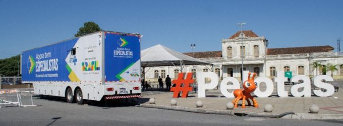 Carreta da Saúde deixa Pelotas após 105 dias e quase dois mil atendimentos