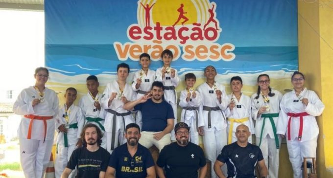 Projeto QLNB alcança 25 medalhas no Festival Sesc de Taekwondo