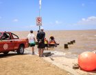 Prefeitura e Corpo de Bombeiros recomendam evitar banho na rampa náutica do Laranjal