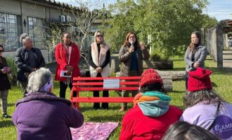 UFPel inaugura terceiro Banco Vermelho, instala Comitê HeForShe e adere ao Protocolo “Não é Não” em agenda de enfrentamento às violências