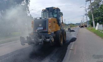 Prefeitura de Pelotas recupera outro trecho da Av. Adolfo Fetter