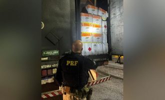 PRF prende contrabandista com 820 litros de agrotóxico em Capão do Leão