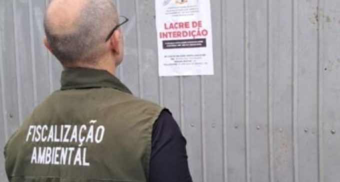 Ação conjunta das forças de segurança interdita recicladora