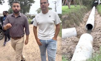 Peixoto vistoria início das obras no Sítio Floresta após articulação com moradores