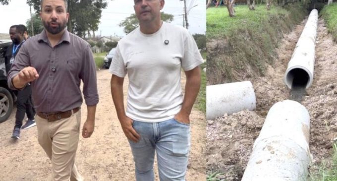 Peixoto vistoria início das obras no Sítio Floresta após articulação com moradores