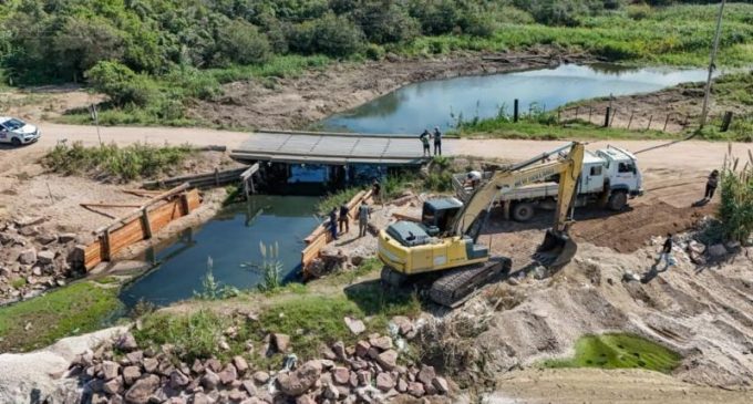 Ponte provisória será removida na Colônia Z3
