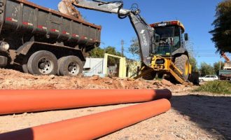 Sanep amplia rede de esgoto no Jardim Europa