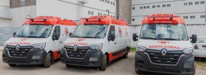 Pelotas recebe três novas ambulâncias para a SAMU
