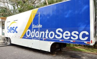 OdontoSesc leva unidade móvel de saúde bucal para Morro Redondo