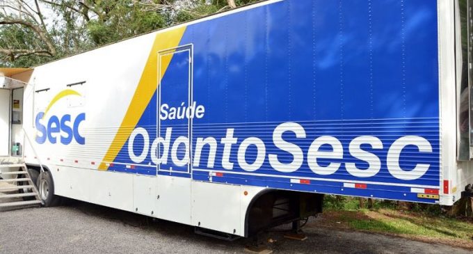OdontoSesc leva unidade móvel de saúde bucal para Morro Redondo