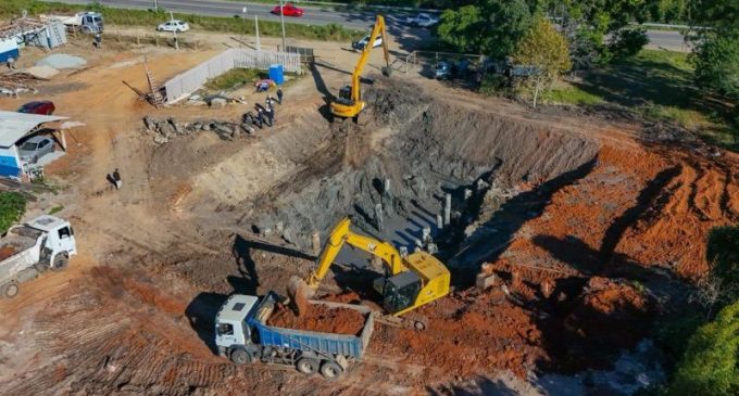 Sanep investe R$ 11,5 milhões na construção da casa de bombas Farroupilha