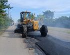 Prefeitura de Pelotas realiza obras de pavimentação em diversos pontos da cidade