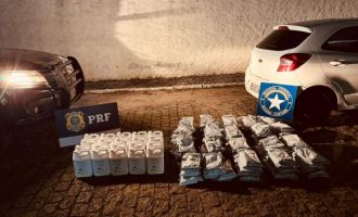 PRF e Receita Federal apreendem agrotóxicos contrabandeados do Uruguai em Capão do Leão