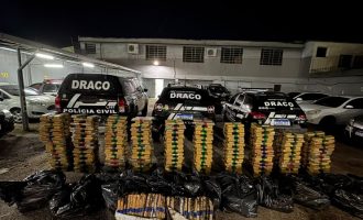 Polícia Civil apreende mais de uma tonelada de maconha em 12 horas