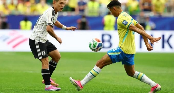 Brasil derrota o Japão e vai às oitavas de final na Copa