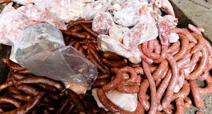 Operação apreende 550 quilos de carne na zona rural