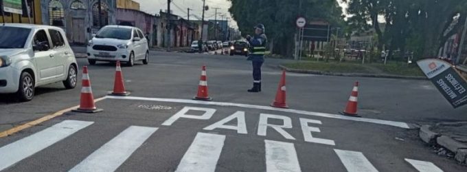 STT intensifica revitalização da sinalização viária em Pelotas