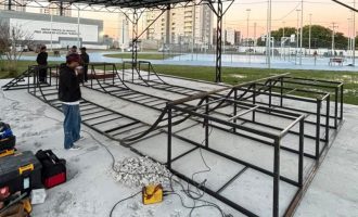 Prefeitura articula minirrampa para prática de skate na praça Palestina