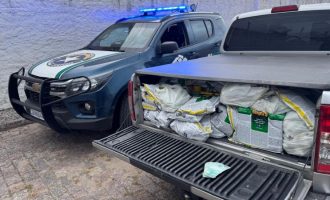 Receita Federal apreende 420 kg de agrotóxicos estrangeiros em comboio na BR-116 em Capão do Leão