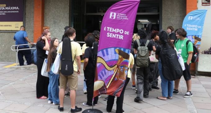 Abrem nesta quarta-feira (08/07) as inscrições para alunos do 15º Festival Internacional Sesc de Música