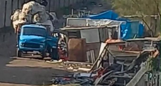 Força-tarefa interdita recicladora ilegal na Rua Darcy Vargas