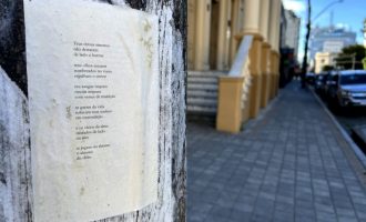 Valder Valeirão cria trajeto poético que atravessa a cidade