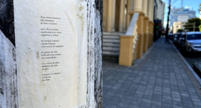 Valder Valeirão cria trajeto poético que atravessa a cidade
