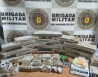 Mais de 16 kg de maconha são apreendidos em Pelotas