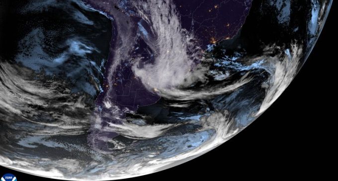 Imagens de satélite registram sequência de instabilidade e chuva no Rio Grande do Sul