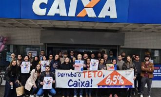 Em dia de mobilização histórica, bancários de Pelotas e região aderem à paralisação nacional e param por 24h