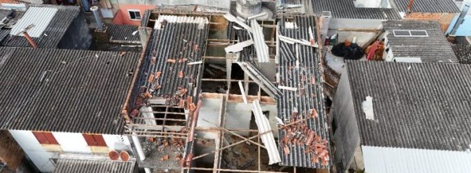 Ciclone atingiu quase quatro mil edificações em Pelotas, aponta Prefeitura