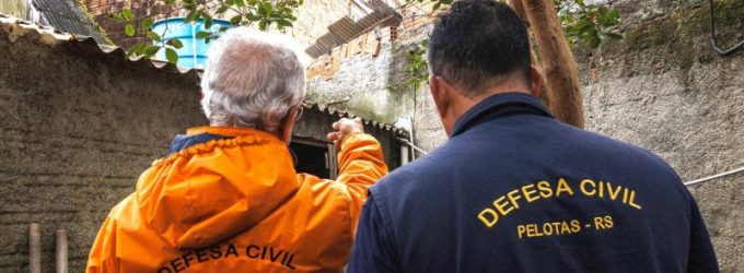 Temporal de granizo mobiliza equipes desde a madrugada