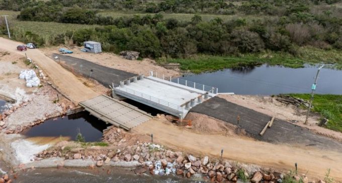 Ponte de concreto da Z3 será liberada em uma pista
