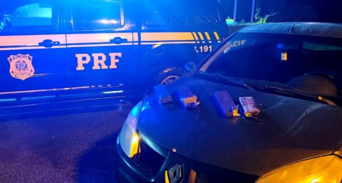PRF prende casal transportando maconha na BR-116 em Arroio Grande